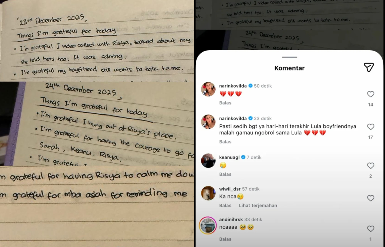 Komentar Awkarin di unggahan Risya.