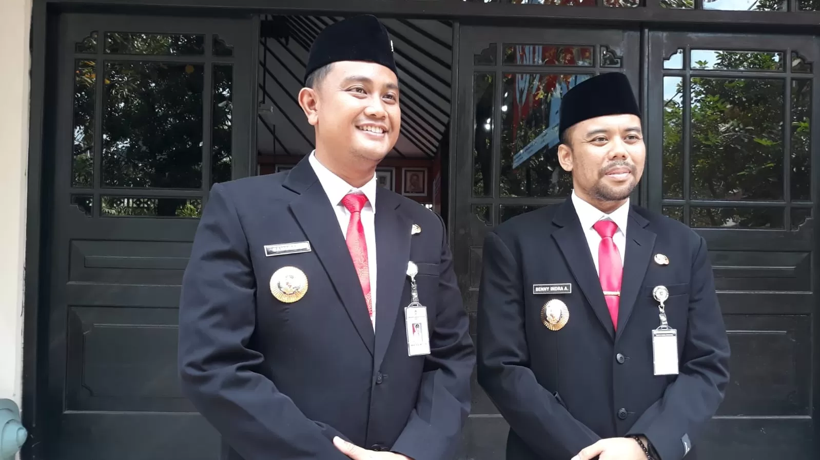 Bupati Klaten Hamenang Wajar Ismoyo dan Wakil Bupati Klaten Benny Indra Ardhianto.