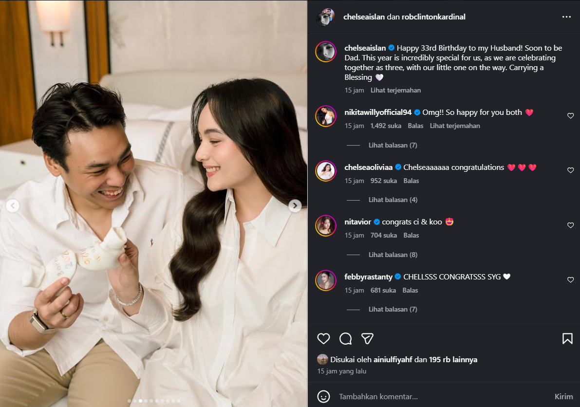 Unggahan Chelsea Islan soal kehamilannya