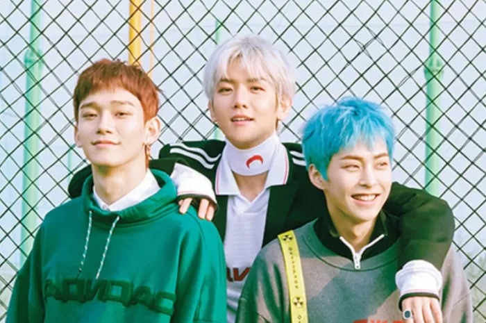 Unit EXO-CBX yang beranggotakan Chen, Baekhyun dan Xiumin.