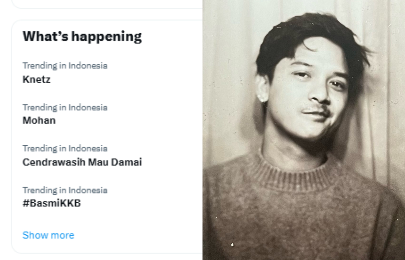 Baskara Mahendra viral di X.