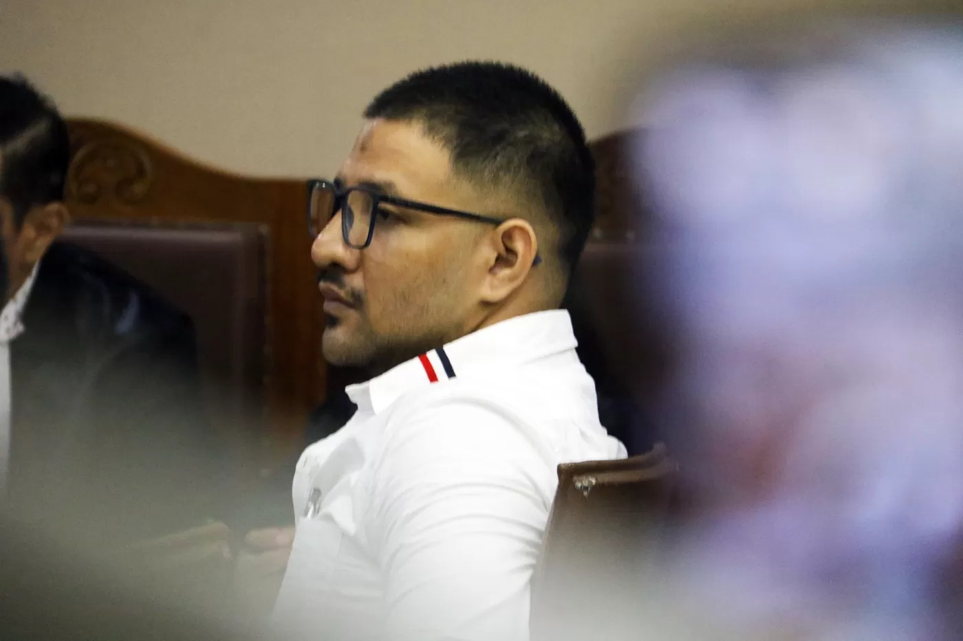 Terdakwa kasus peredaran narkotika di dalam rutan Muhammad Ammar Akbar alias Ammar Zoni lima menjalankan sidang lanjutan atas kasus narkoba di Pengadilan Negeri Jakarta Pusat, Kamis (8/1/2026).