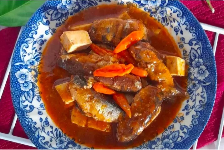 Resep masak sarden kaleng sat-set untuk menu sahur, tumis tahu ikan sarden.