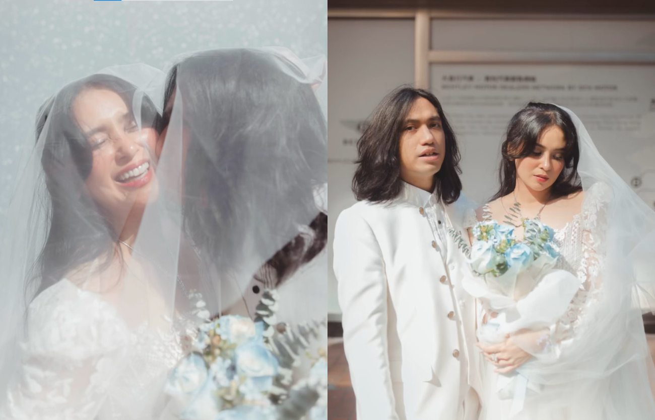 Potret pernikahan Gerald Situmorang dan Ayushita.