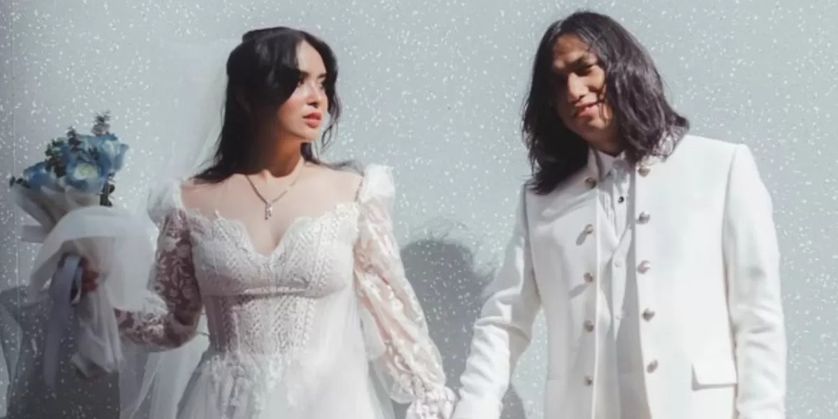 Potret pernikahan Gerald Situmorang dan Ayushita.