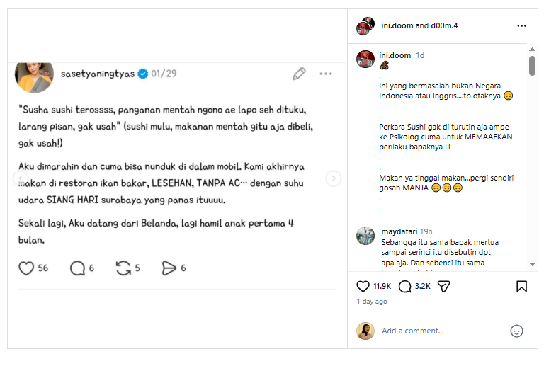 Unggahan lawas Dwi Sasetyaningtyas dikuliti netizen.
