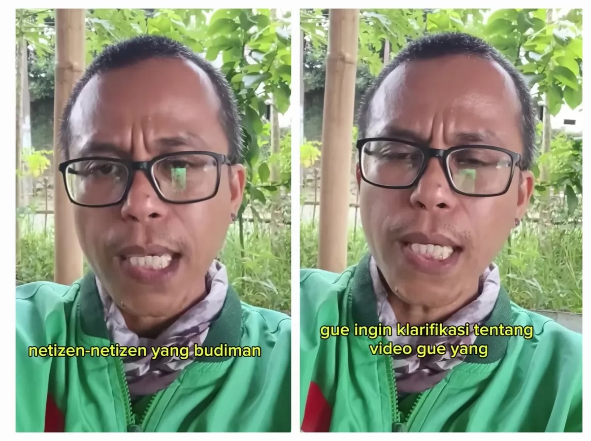 Pemilik akun instagram @ojolfakesgps menyampaikan klarifikasi usai video penolakan pelajar bertubuh besar viral di media sosial. 