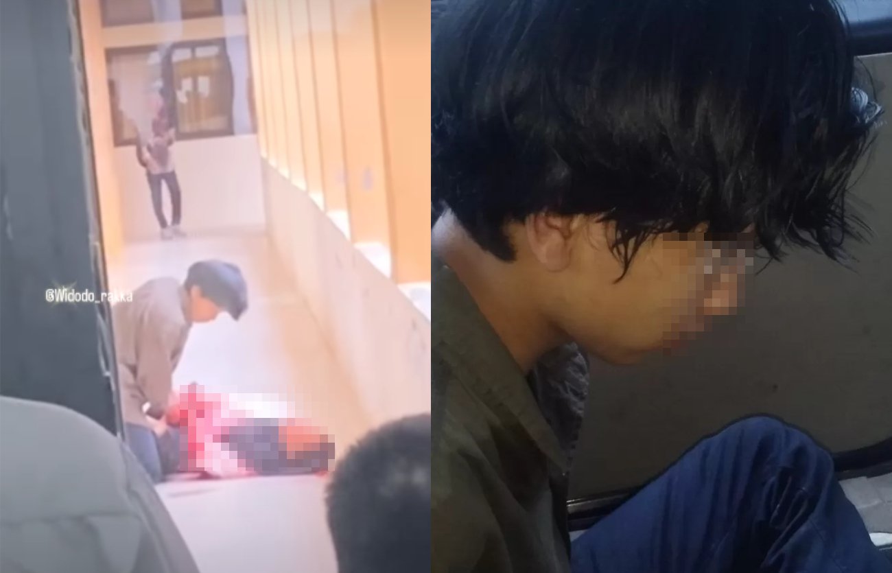 Rehan, pelaku pembacokan mahasiswi UIN Suska Riau.