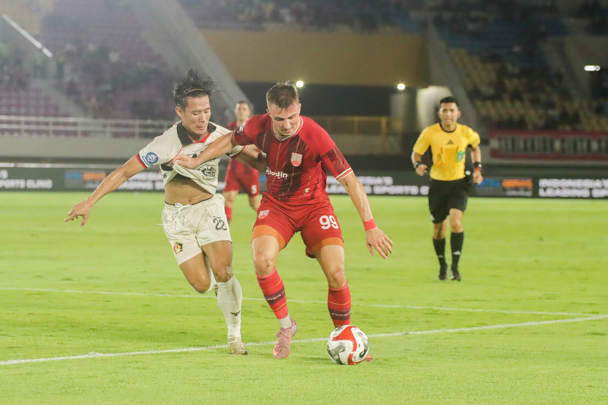 Roman Paparyha menjadi penentu kemenangan Persis Solo atas Persik Kediri di laga pekan ke-23 BRI Super League, Minggu (1/3/2026) malam di Stadion Manahan.