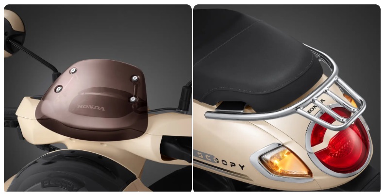 Tampilan Honda Scoopy ala Vespa.