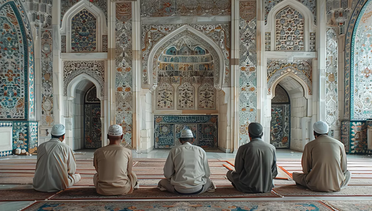 I'tikaf di masjid.