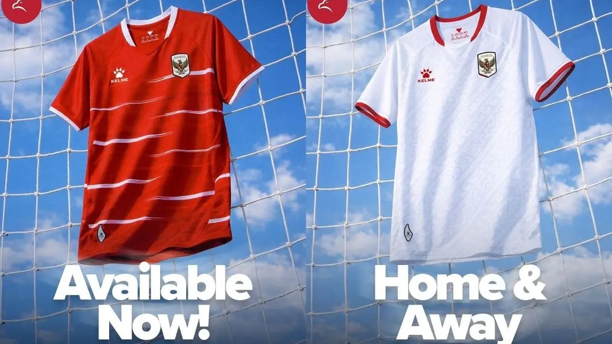 Jersey Baru Timnas Indonesia.