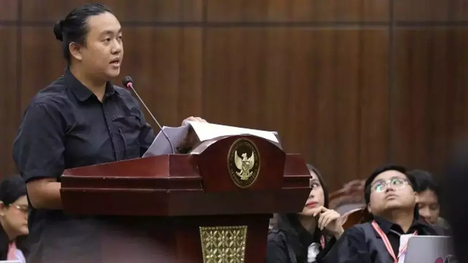 Wakil Ketua Komisi untuk Orang Hilang dan Korban Tindak Kekerasan (Kontras), Andrie Yunus.  