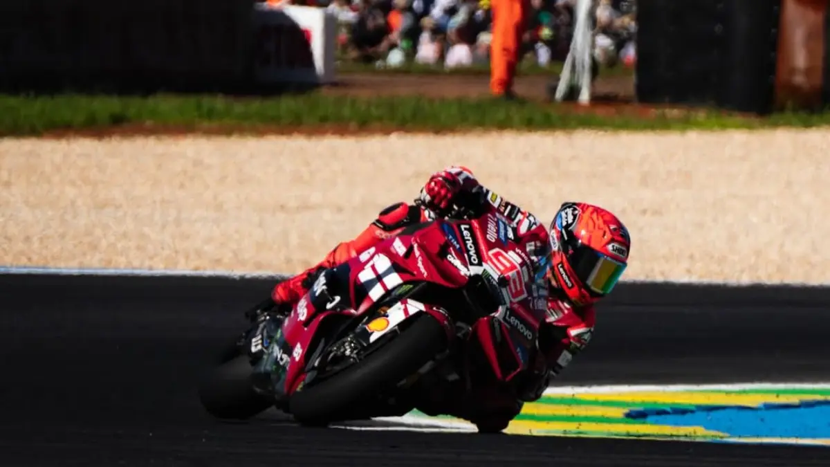 Marc Marquez saat berada di lintasan MotoGP. (Instagram @marcmarquez93)