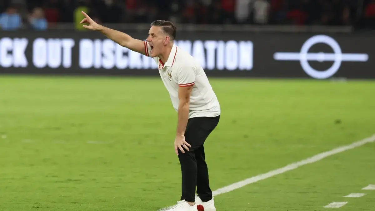 Pelatih Timnas Indonesia John Herdman bidik 6 pemain naturalisasi baru dari Eropa hingga AS untuk Piala Asia 2027. (Dery Ridwansah/ JawaPos.com)