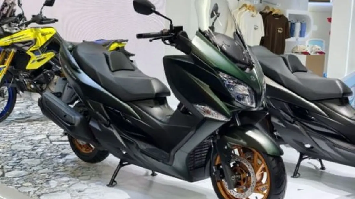 Penampakan Suzuki Burgman 400 yang sudah dirilis di BIMS. (https://www.2banh.vn/)