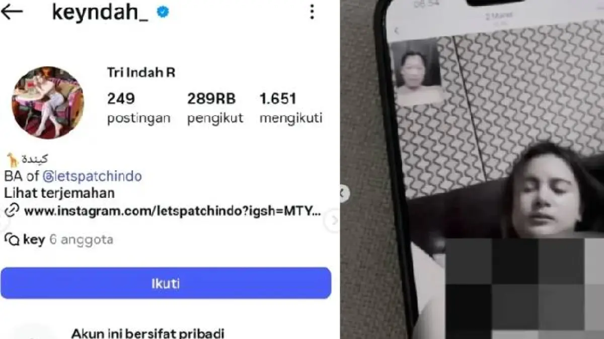 Sosok Tri Indah R, Sosok Wanita yang Terseret Isu Video Call Asusila Suami Clara Shinta.
