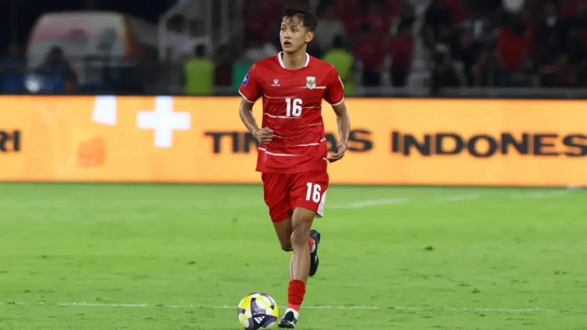 Pemain Timnas Indonesia Dony Tri Pamungkas pada pertandingan melawan Saint Kitts & Nevis dalam di FIFA Series 2026, Stadion Utama Gelora Bung Karno, Jumat (27/3/2026). (Dery Ridwansah/JawaPos.com)