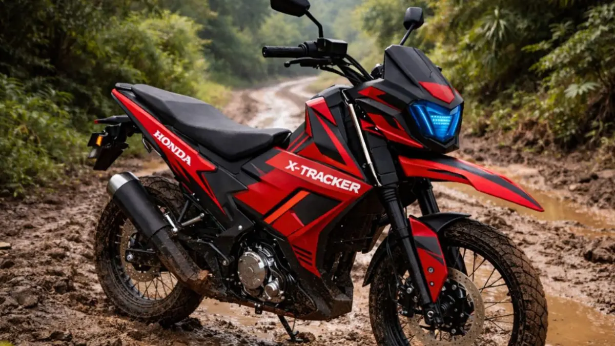 Honda X-Tracker 2026, motor bebek rasa trail dari Honda.