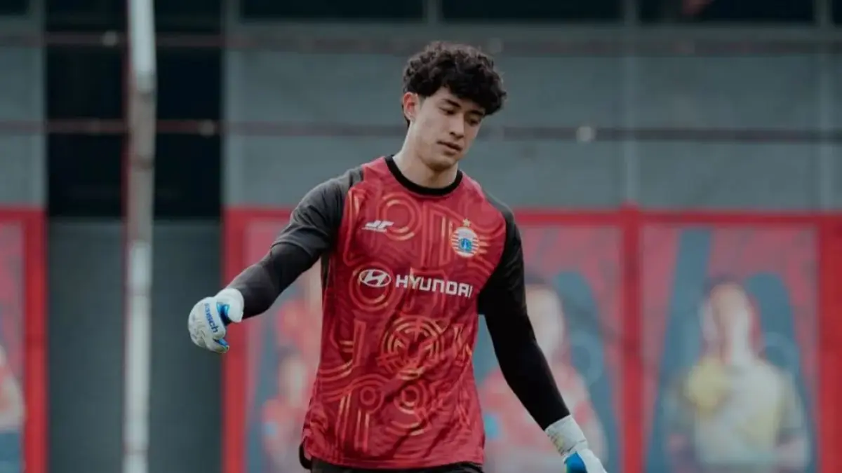 Kiper Persija Jakarta Cyrus Margono. (Dok. Persija Jakarta)