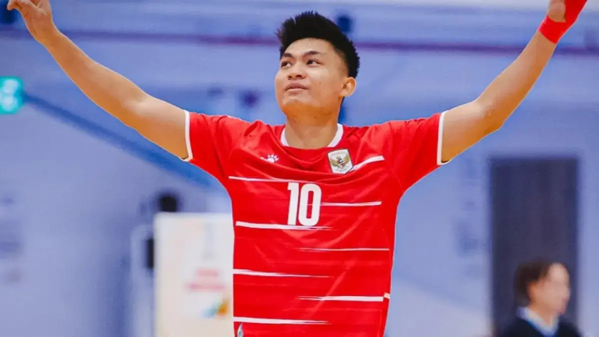 Muhammad Sanjaya cetak hattrick bersama Timnas Futsal Indonesia. (Dok. Timnas Futsal)