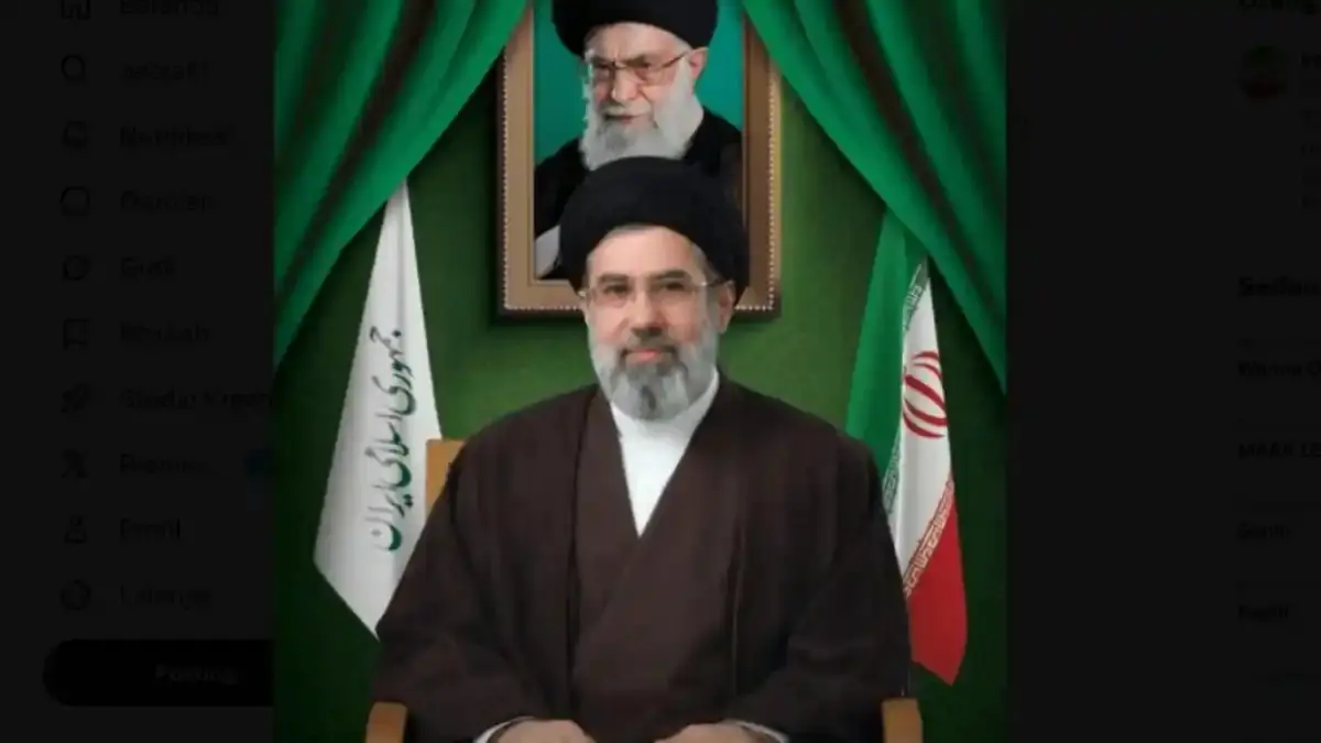 Pemimpin tertinggi Iran, Mojtaba Khamenei dikabarkan tak sadarkan diri. (X Iran Force @IranArmystan)
