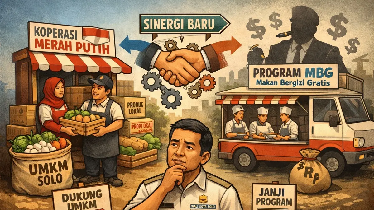 Pemkot Surakarta menyinergikan Koperasi Merah Putih dengan Program Makan Bergizi Gratis (MBG). (ILUSTRASI)
