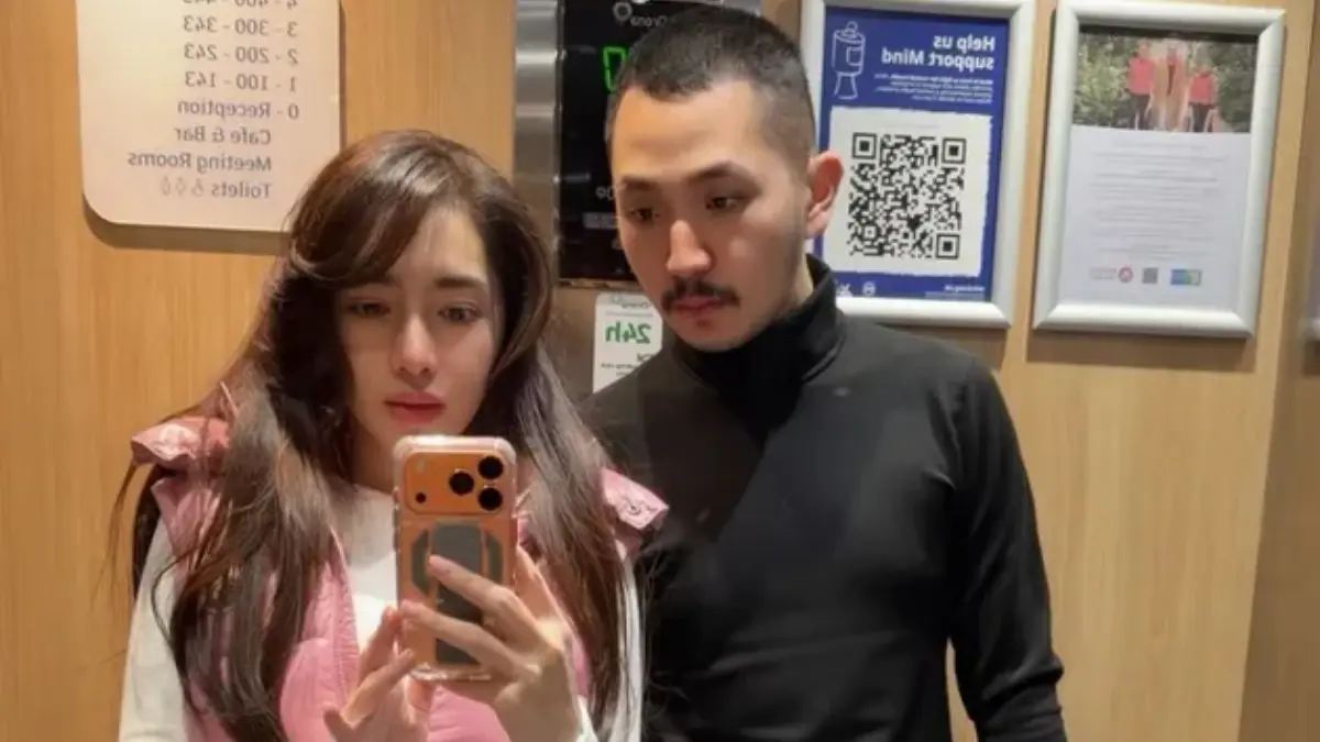 Gusti Ega dan Angel Karamoy saat masih bersama. (Instagram)