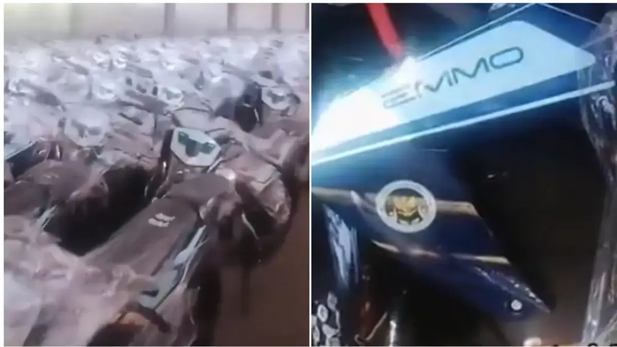Motor listrik berlogo BGN yang diduga untuk operasional petugas MBG. 