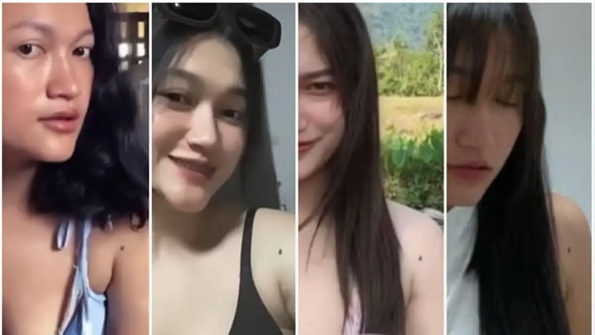 Pemeran Ibu Tiri Vs Anak Tiri yang punya tahi lalat khas. (TikTok)