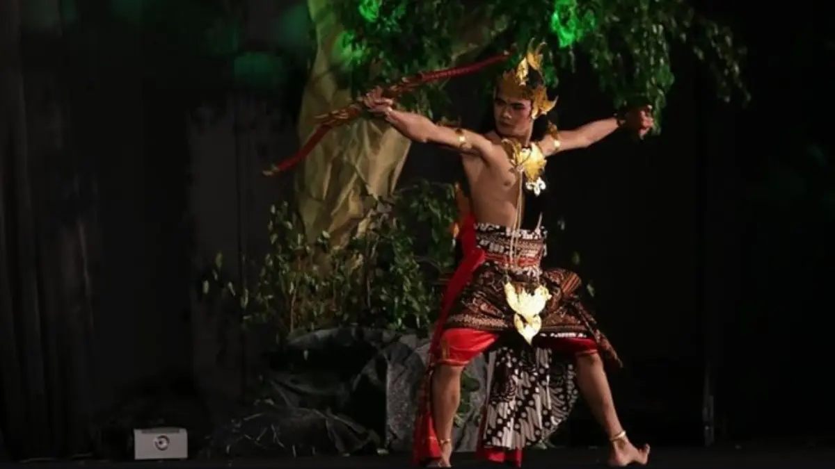 Adif Marhaendra sebagai Aswatama dalam Opera Bakdan Ning Solo Lakon Dewa Ruci Guru Sejati. (Instagram: @moncariswara)
