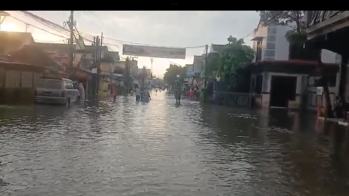 Banjir masih mengenang di sjumlah wilayah di Sukoharjo. (IST)