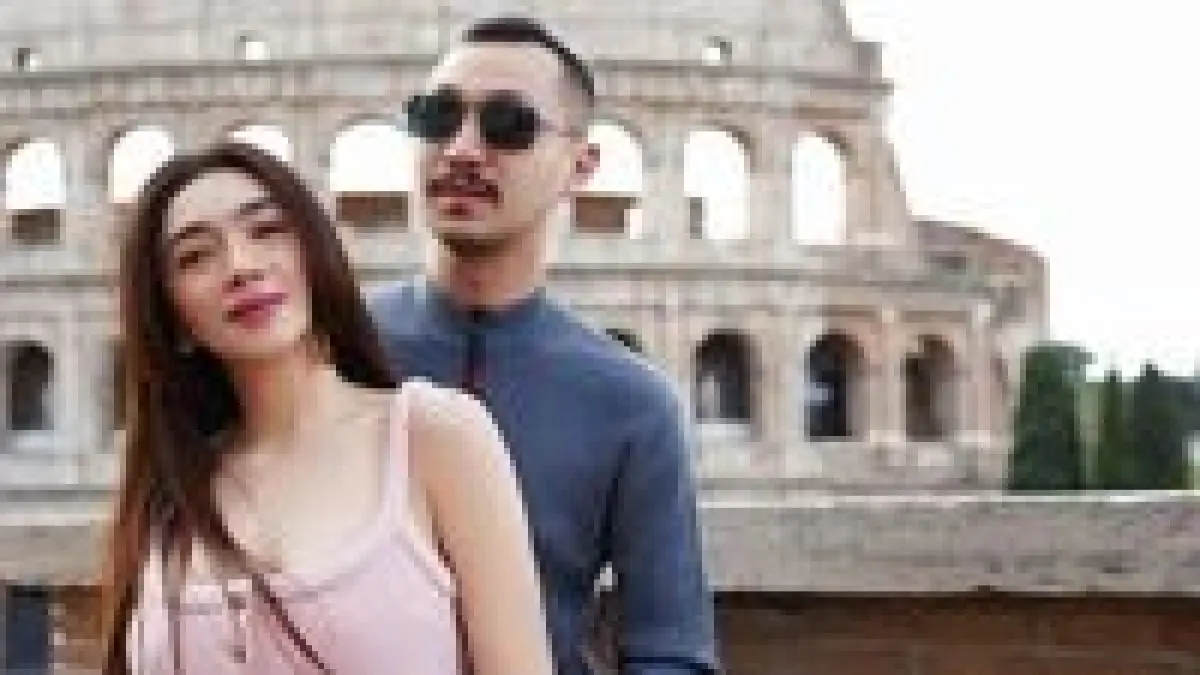 Potret Gusti Ega dan Angel Karamoy yang masih mesra liburan di luar negeri meski sudah umumkan putus. (Instagram @realangelkaramoy)