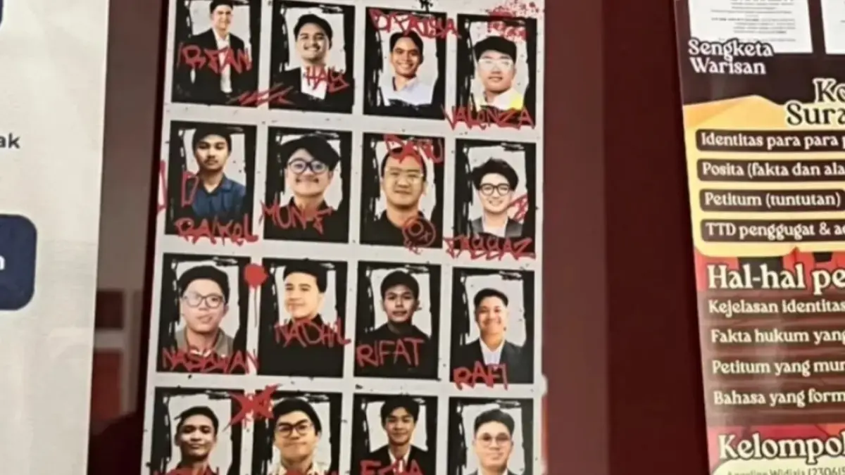 Tampang pelaku pelecehan FH UI. (Kalteng Pos)
