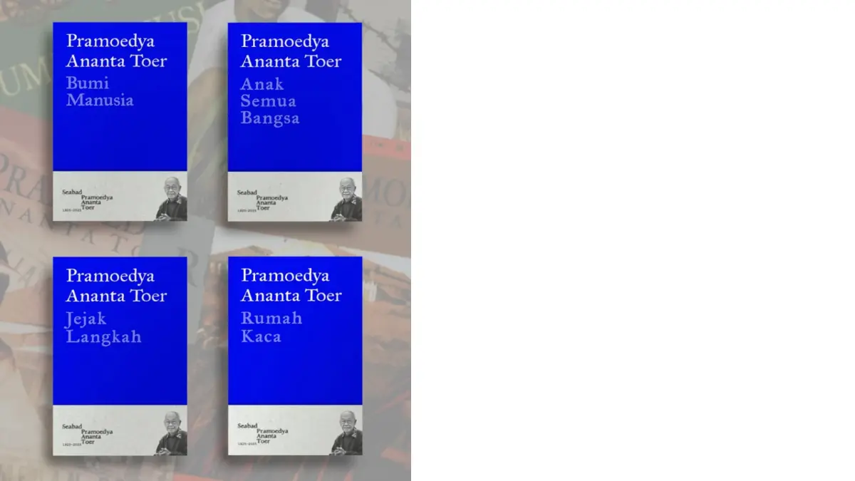 Tetralogi karya Pramoedya Ananta Toer. (Perjamuanbuku.com)