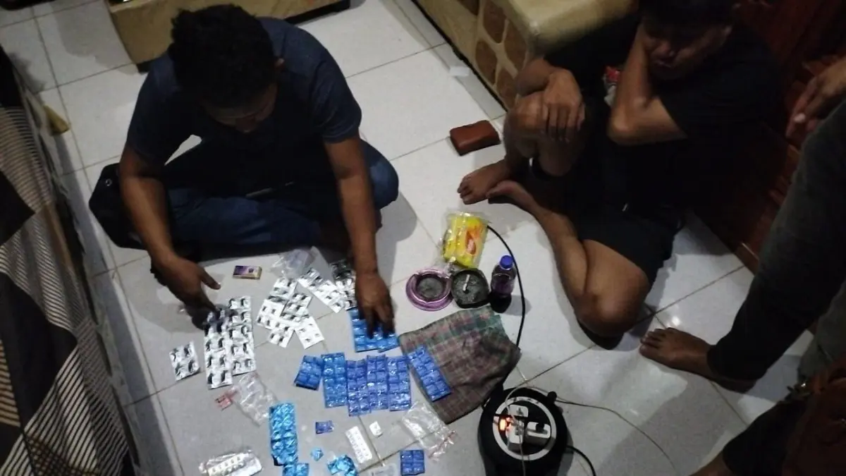 Satresnarkoba Polres Boyolali mengungkap peredaran psikotropika ilegal. (Dok. Polres Boyolali)