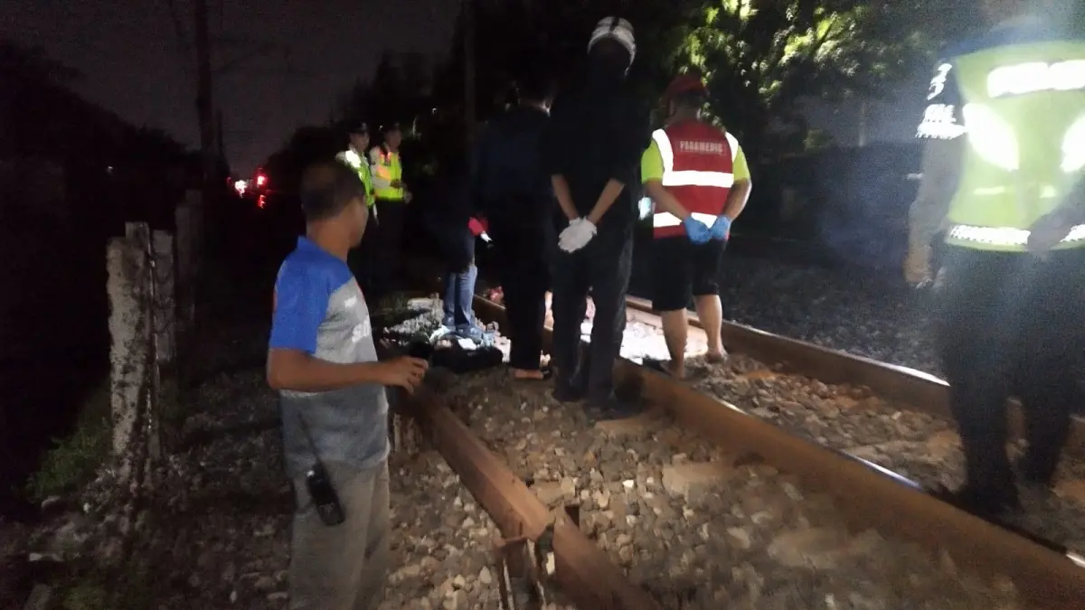 Seorang pria tewas tertabrak KA Barang di jalur Purwosari–Solo Balapan. (IST)