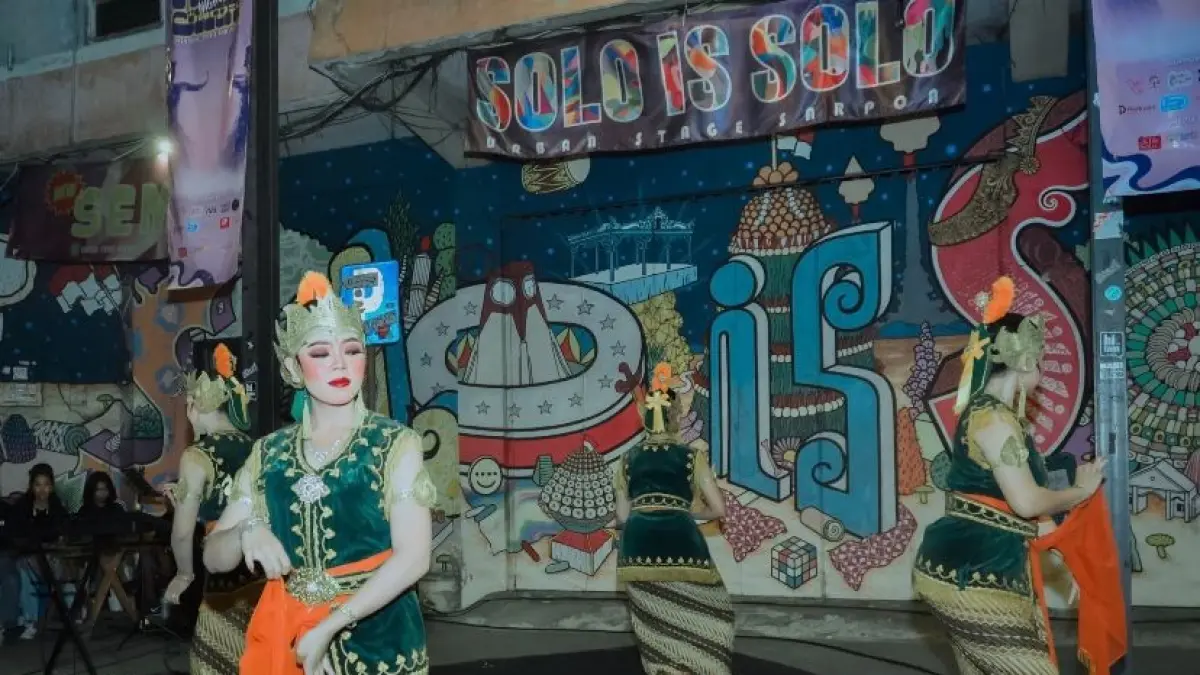 Tari Srimpi Gandakusuma pada Juwita Night Culture. (DOK: Hamim)