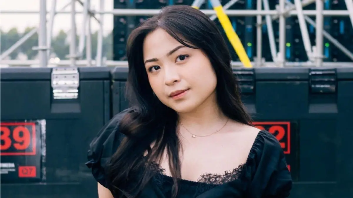 Bernadya di backstage panggung. (Akun Instagram Fans Bernadya)