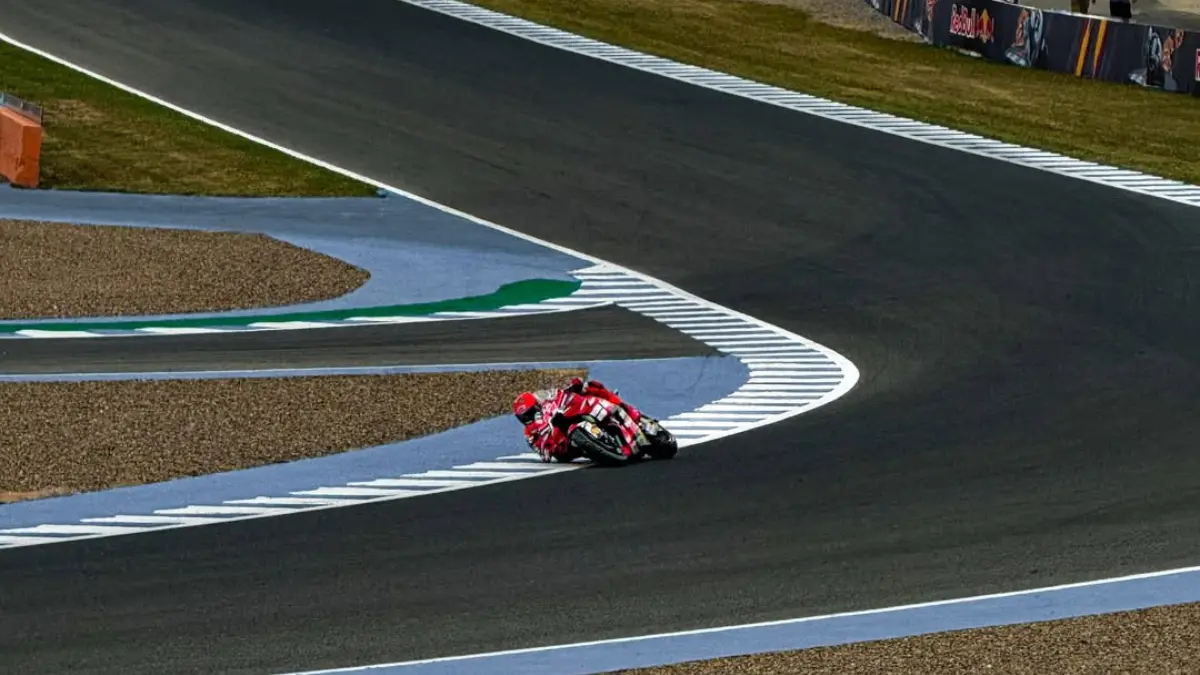 Marc Marquez di Sirkuit Jerez Spanyol 2026. (Instagram @alexiisvg)