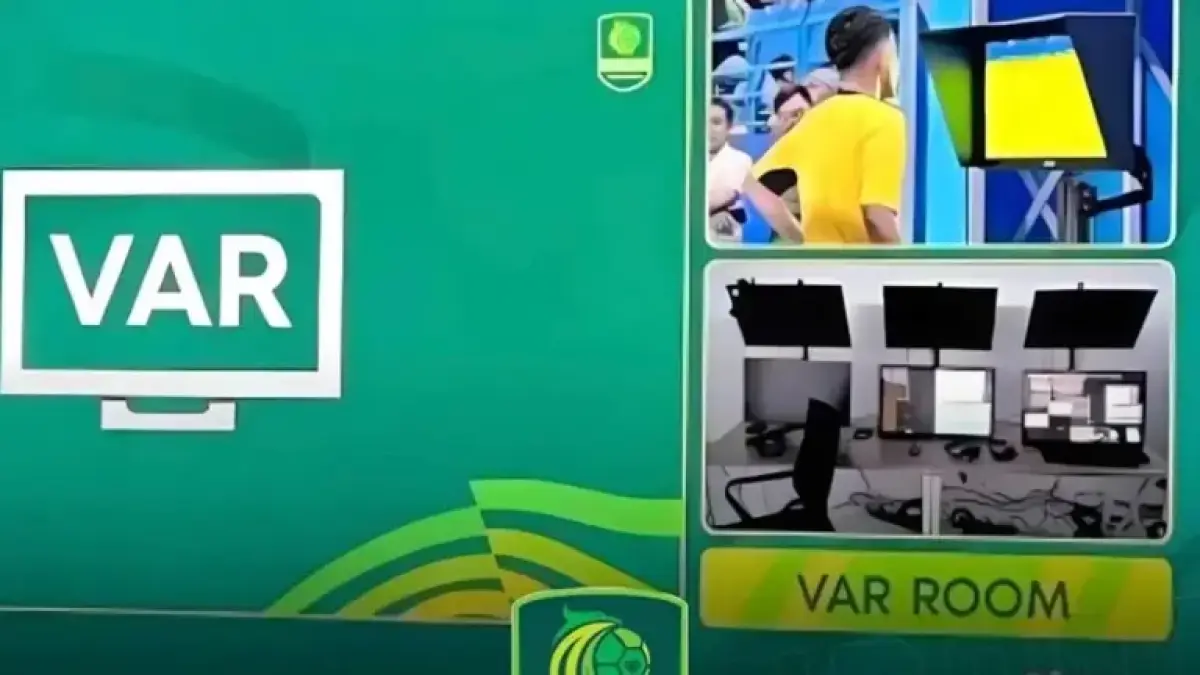 Ruangan VAR kosong di laga Persiba Balikpapan vs PSS Sleman. (Istimewa)