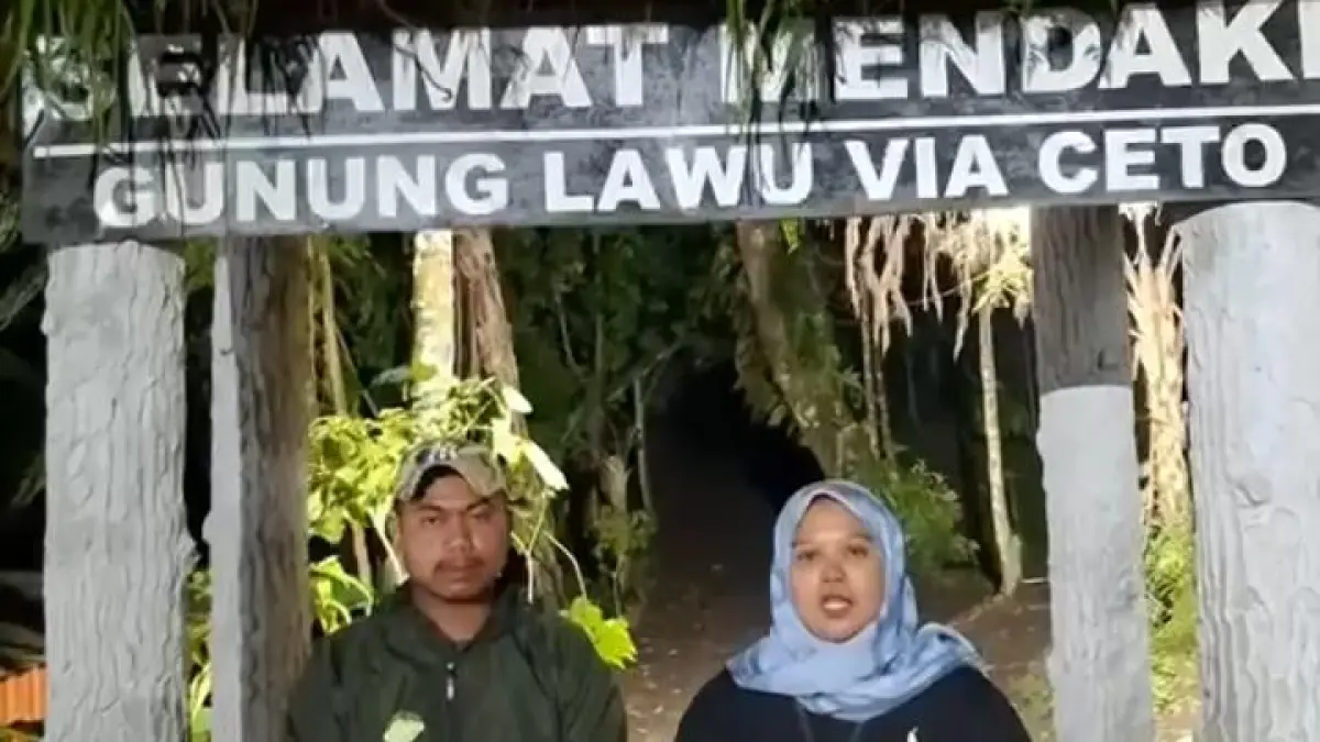 Pengelola jalur pendakian Gunung Lawu memberikan klarifikasi terkait video viral yang memperlihatkan perselisihan antarpendaki di kawasan puncak. (IST)