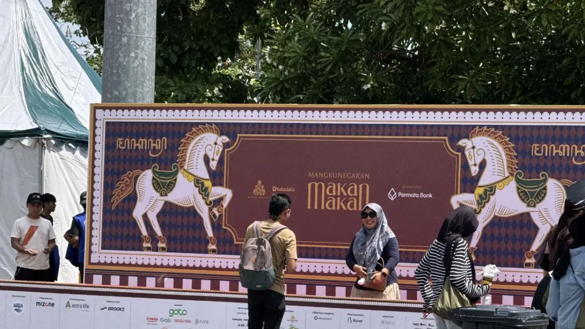 Festival Mangkunegaran Makan-Makan meramaikan Adeging Mangkunegaran ke-269, digelar selama 3 hari. (Lutfiana Sekar/solobalapan.com)