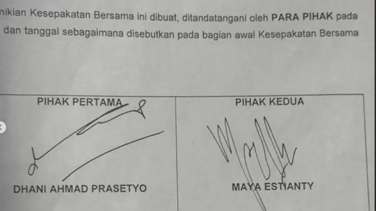 Ahmad Dhani bongkar arsip lama diduga bukti perceraiannya dengan Maia Estianty. (X @ahmaddhaniofficial)