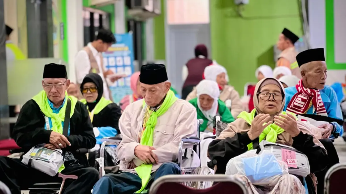 Enam jemaah haji Embarkasi Solo turun di Medan karena sakit. (IST)