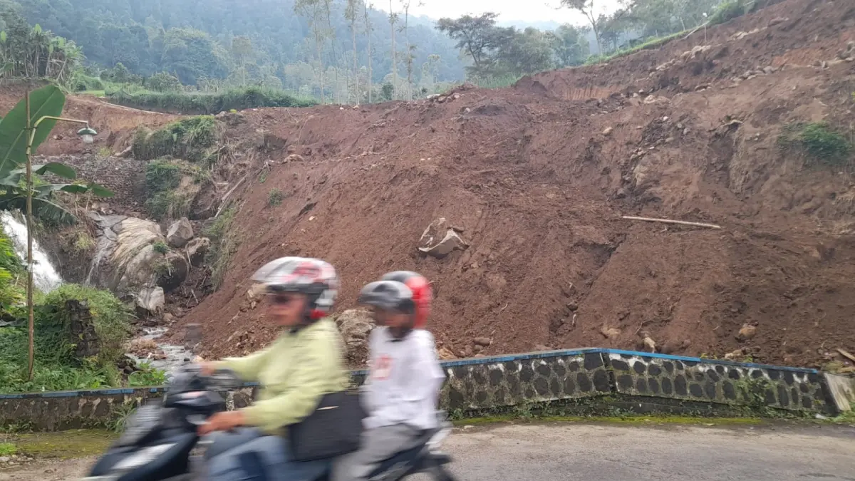 Lokasi pengerukan lahan di Desa Berjo, Kecamatan Ngargoyoso, Karanganyar. (RUDI HARTONO/SOLOBALAPAN.COM)