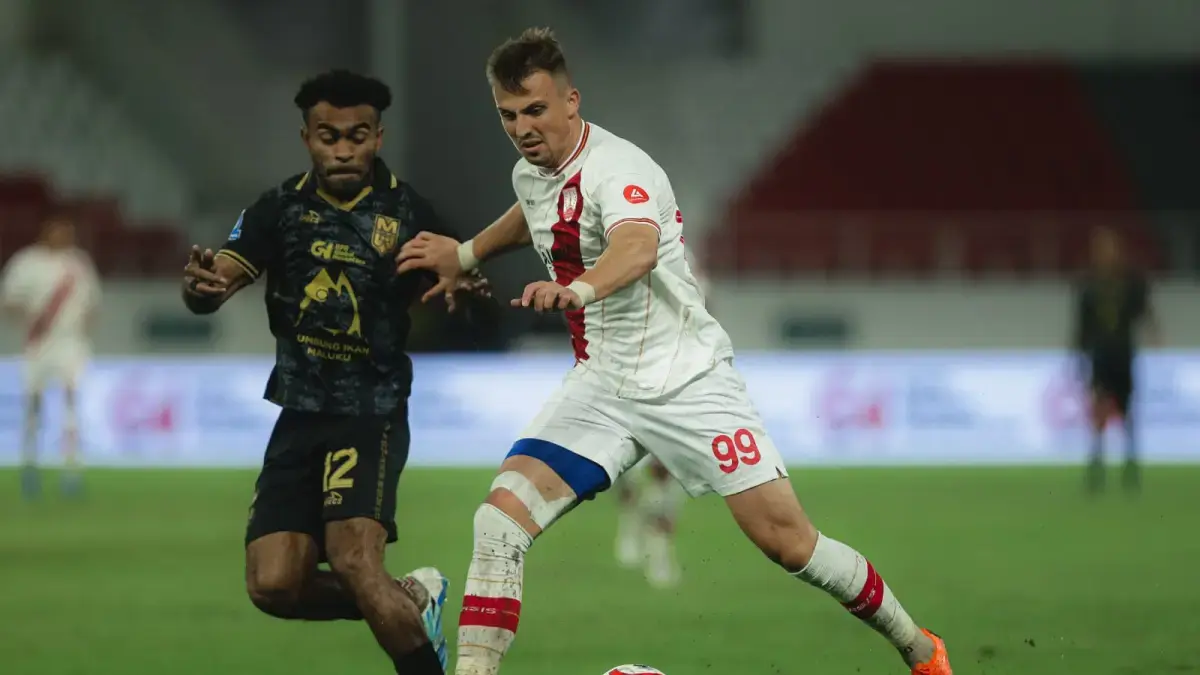 Persis Solo kalah 2-5 dari Malut United dalam lanjutan Super League 2025/2026. (TIM MEDIA PERSIS SOLO)
