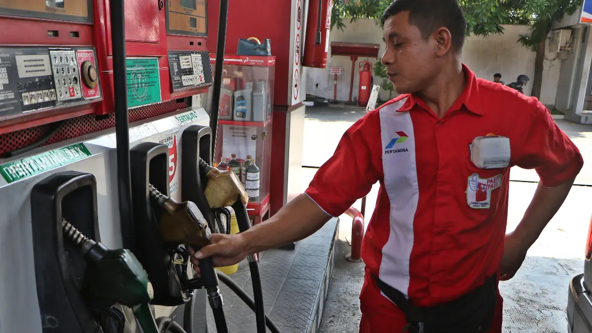 Ilustrasi kenaikan harga BBM Diesel di SPBU Pertamina. (Radar Solo/Arief Budiman)