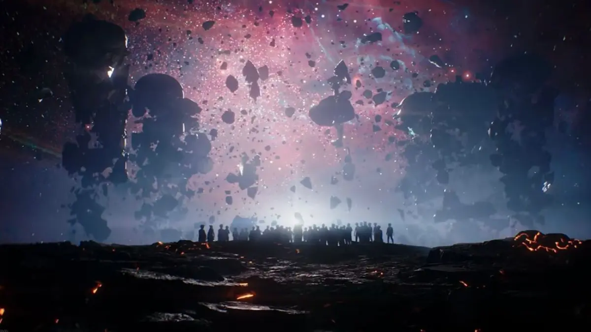 Salah satu scen film Marvel yang berlatar di planet luar angkasa (DOK. @marvel)