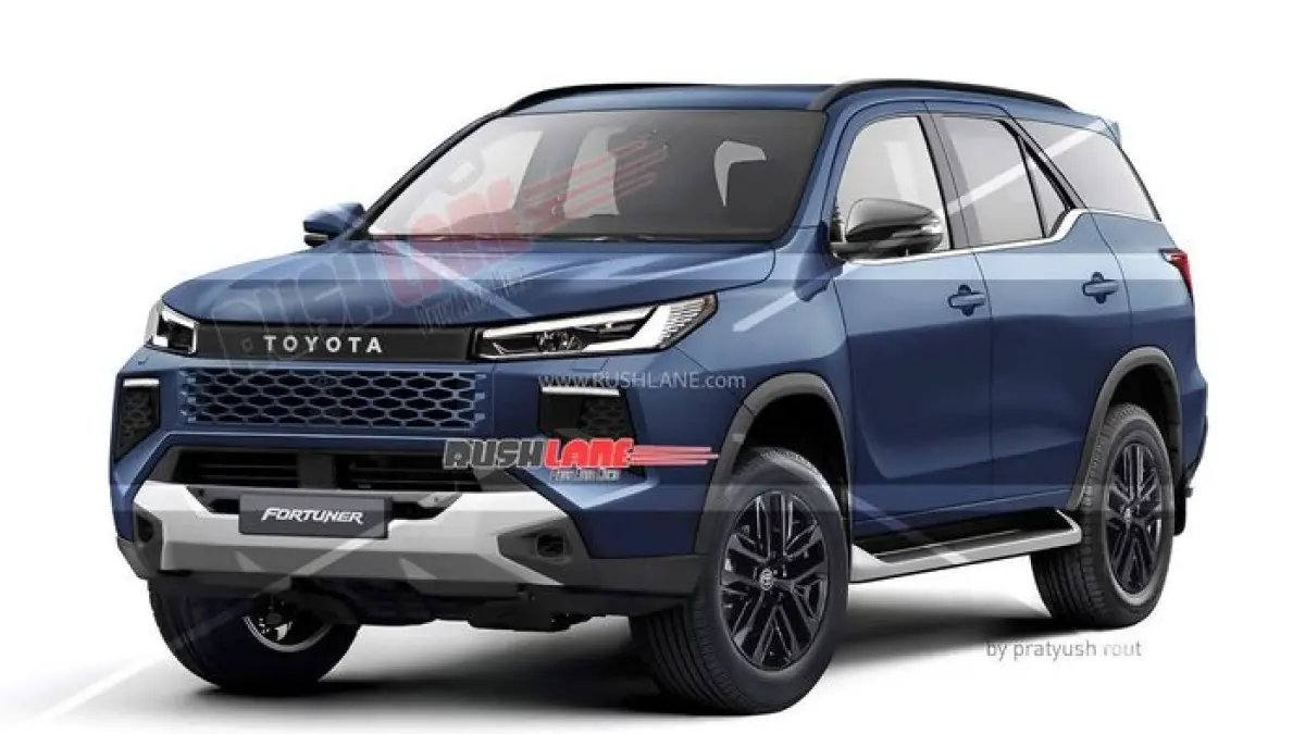 Ilustrasi - Render dari spyshot Toyota Fortuner 2026 yang sempat diujicobakan. (Rushlane)